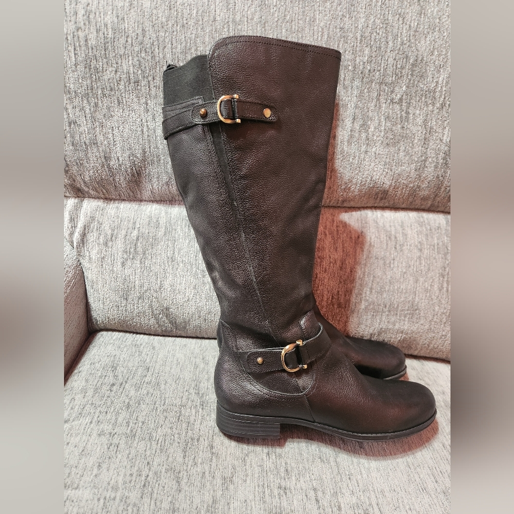 Naturalizer Black Riding Boot